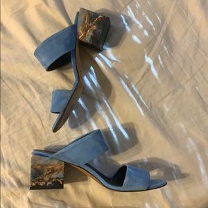 Gray Matters Blue Marmo Strappy Sandal